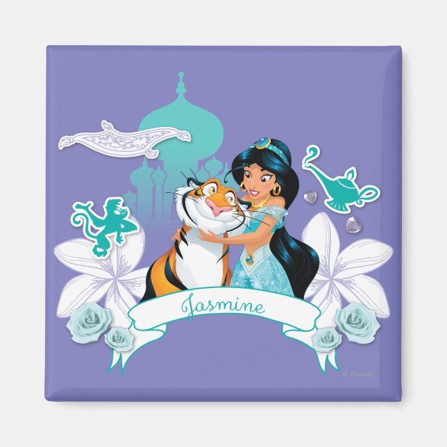 Jasmine - Gentle and Graceful Magnet (Front)