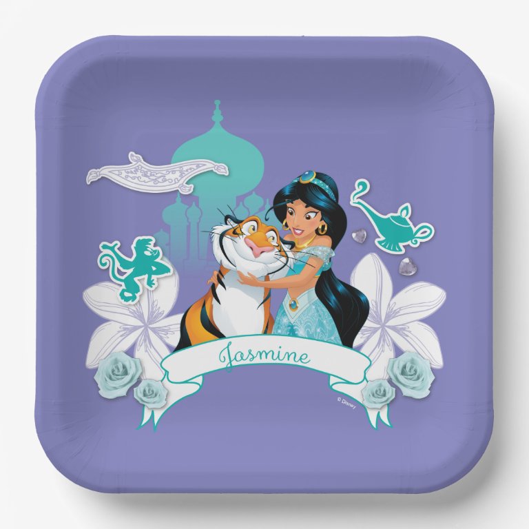 Jasmine - Gentle and Graceful Paper Plates