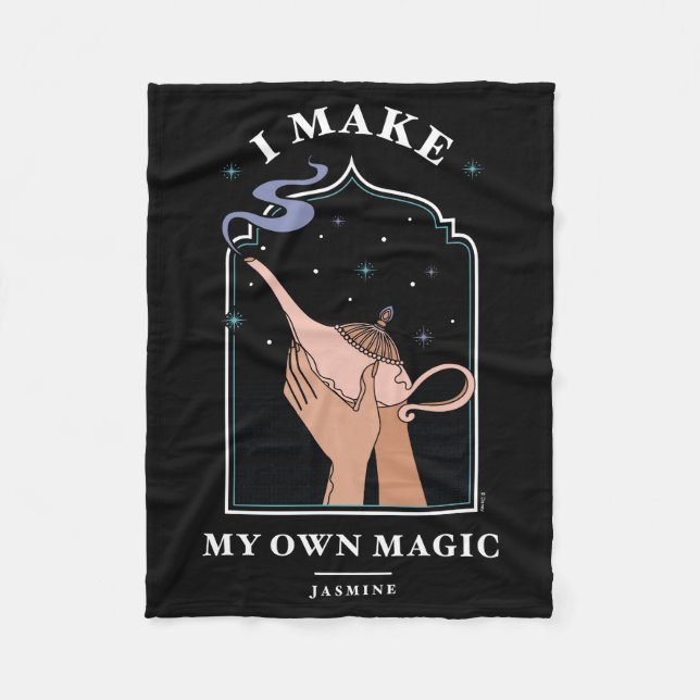 Jasmine | I Make My Own Magic Fleece Blanket (Front)