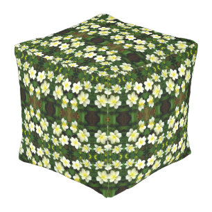 Jasmine Netting: Nature Inspired Design Outdoor Pouf