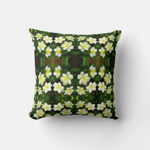 Jasmine Netting: Nature Inspired Design Throw Pillow