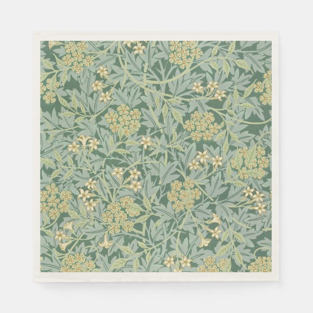 Jasmine, pattern by William Morris, Napkins (Front)