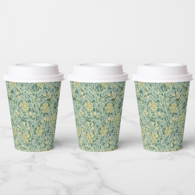 Jasmine, pattern by William Morris, Paper Cups (Multi)