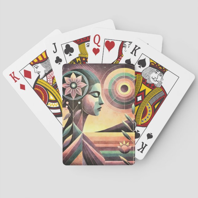 Jasmine Poker Cards (Back)