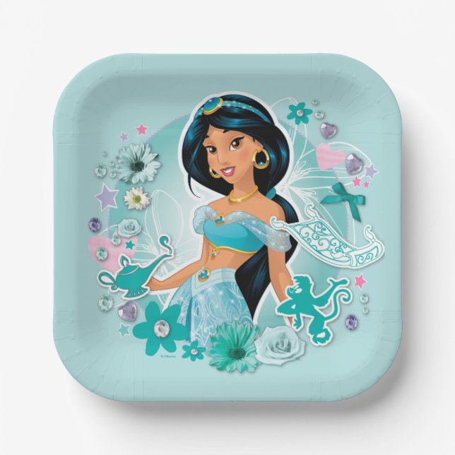Jasmine - Princess Jasmine Paper Plates (Front)