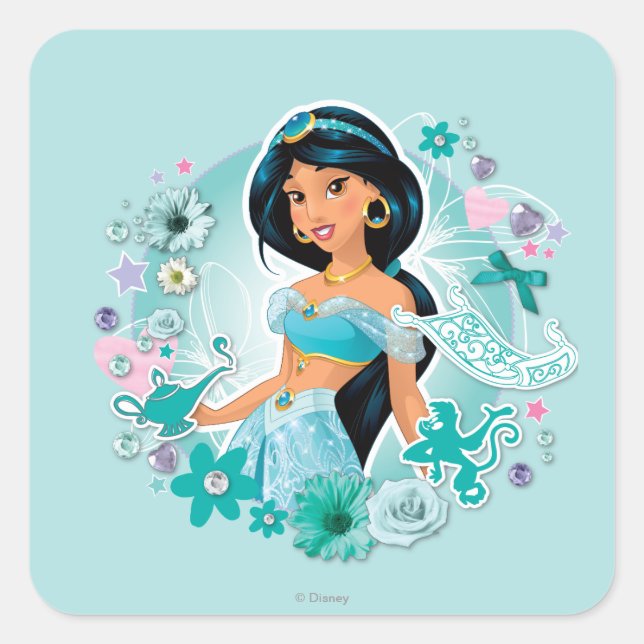 Jasmine - Princess Jasmine Square Sticker (Front)