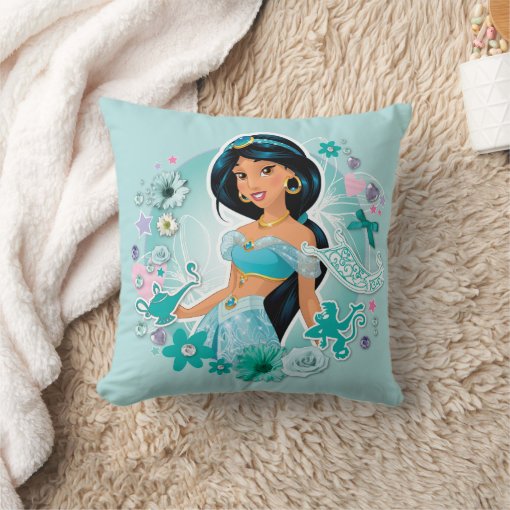 Jasmine Princess Jasmine Throw Pillow Zazzle
