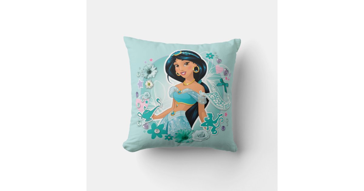 Jasmine Princess Jasmine Throw Pillow Zazzle