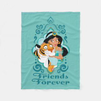 Jasmine & Rajah "Friends Forever" Fleece Blanket