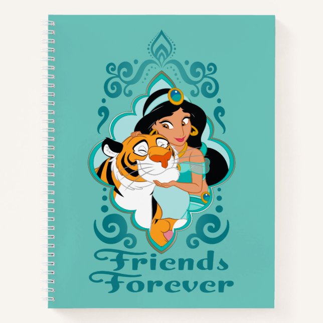 Jasmine & Rajah "Friends Forever" Notebook (Front)