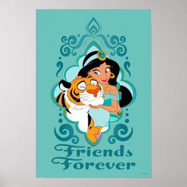 Jasmine & Rajah "Friends Forever" Poster (Front)
