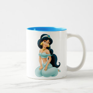 Jasmine Sitting Two-Tone Coffee Mug