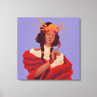 Jasmine Smoker Canvas Print
