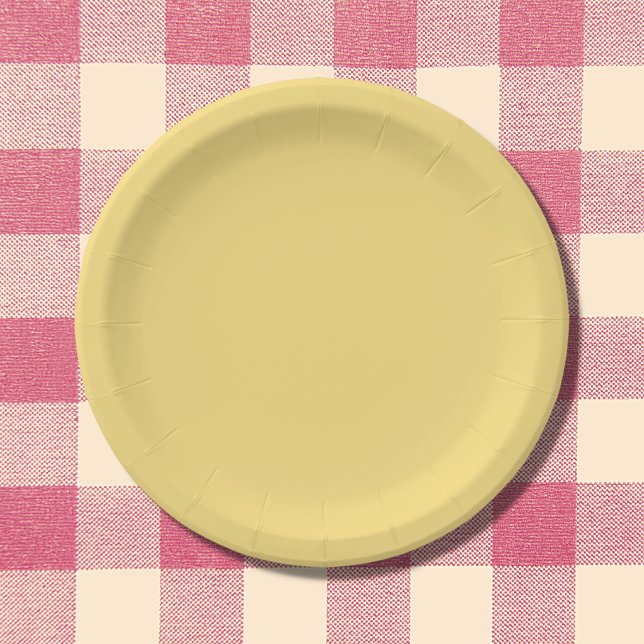 Jasmine Solid Color Paper Plates (Creator Uploaded)