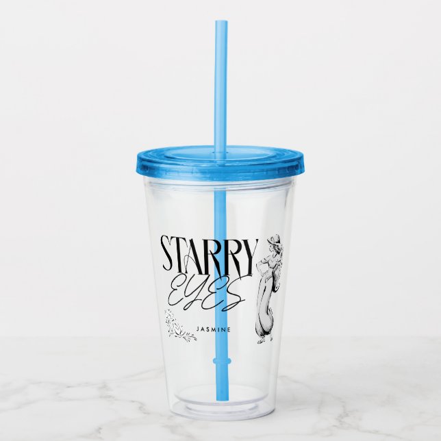 Jasmine | Starry Eyes Acrylic Tumbler (Front)