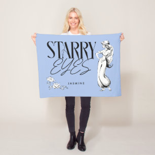 Jasmine   Starry Eyes Fleece Blanket