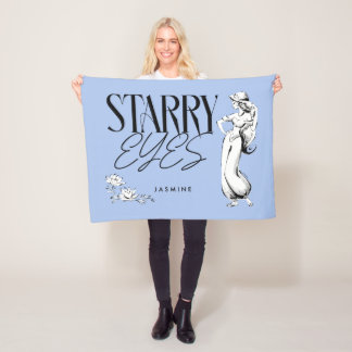 Jasmine | Starry Eyes Fleece Blanket