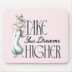 Jasmine Take Your Dreams Higher Mouse Pad