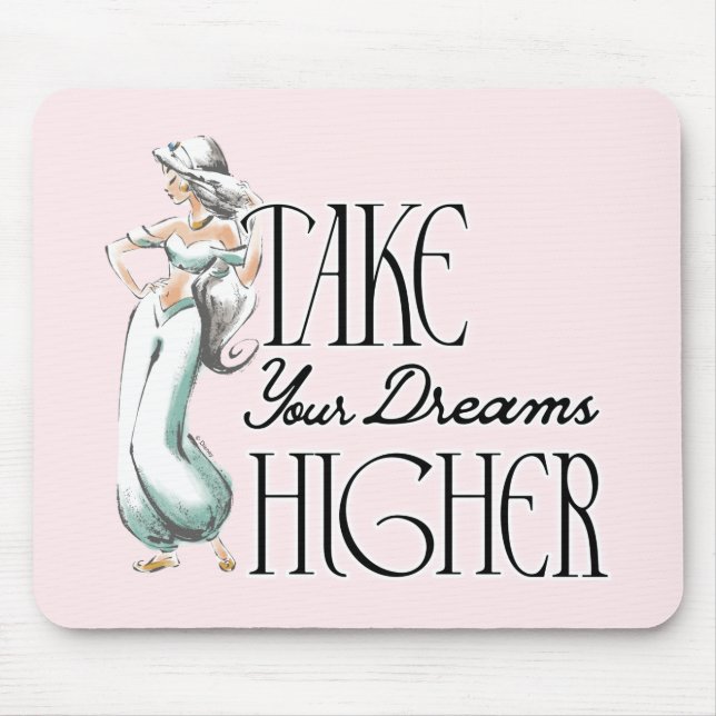 Jasmine | Take Your Dreams Higher Mouse Pad (Front)