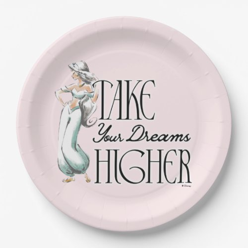 Jasmine  Take Your Dreams Higher Paper Plates