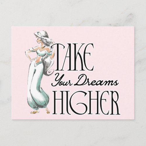 Jasmine  Take Your Dreams Higher Postcard