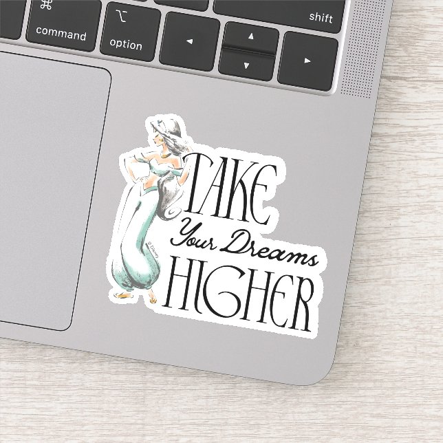 Jasmine | Take Your Dreams Higher Sticker (Detail)