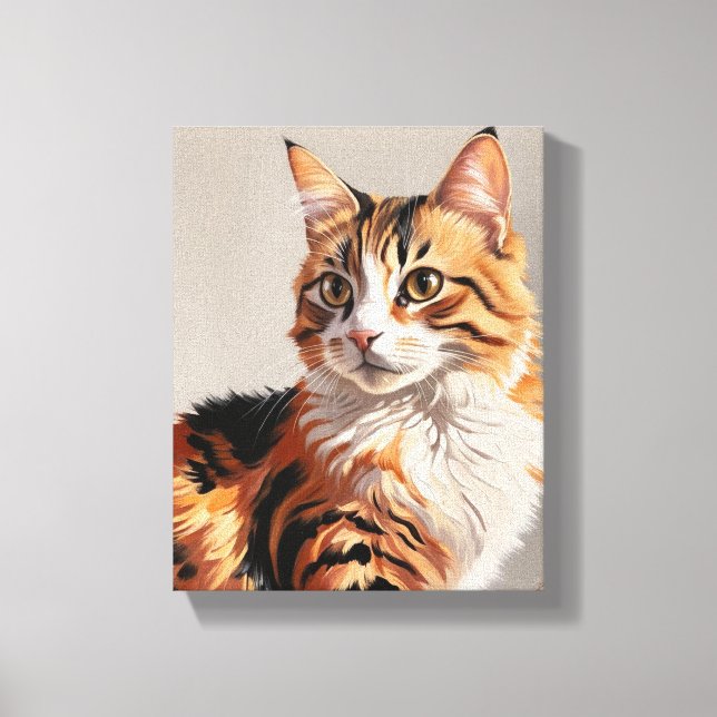 Jasmine the cat Canvas Print (Front)