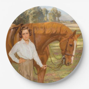 Jasmine the Horse (by Algernon Talmage) Paper Plates