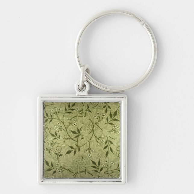 'Jasmine' wallpaper design, 1872 Keychain (Front)