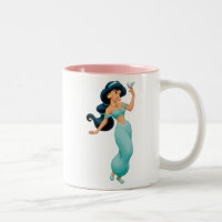 Jasmine with Bird Two-Tone Coffee Mug