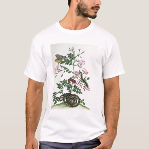 Jasmine with snake moth caterpiller and chrysal T_Shirt