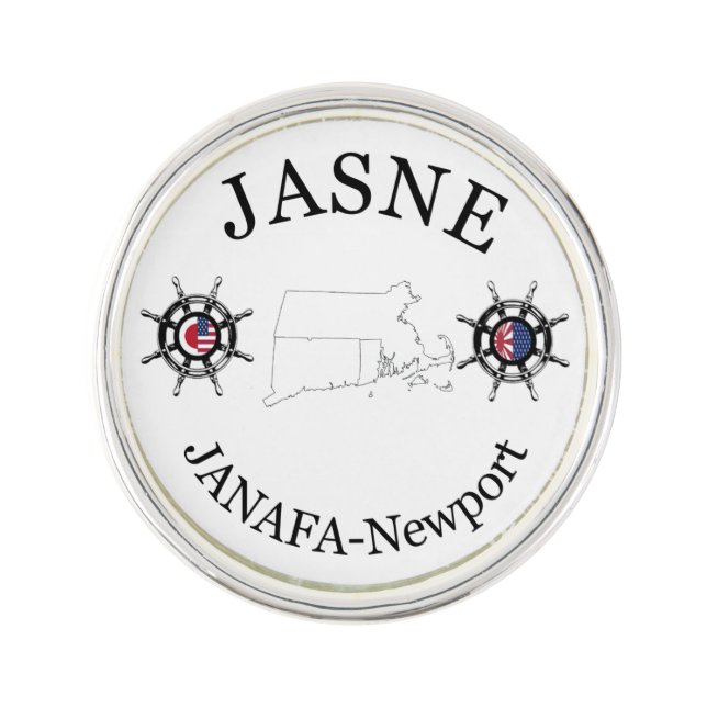 JASNE/JANAFA-Newport Lapel Pin (Front)