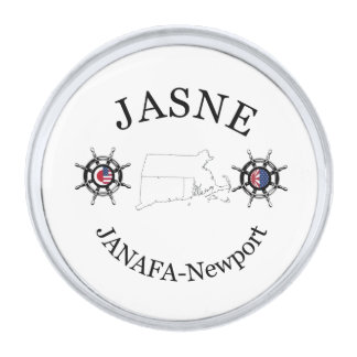 JASNE/JANAFA-Newport Silver Finish Lapel Pin