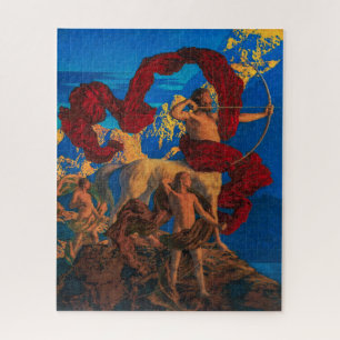 Jason and His Teacher Maxfield Parrish Jigsaw Puzzle