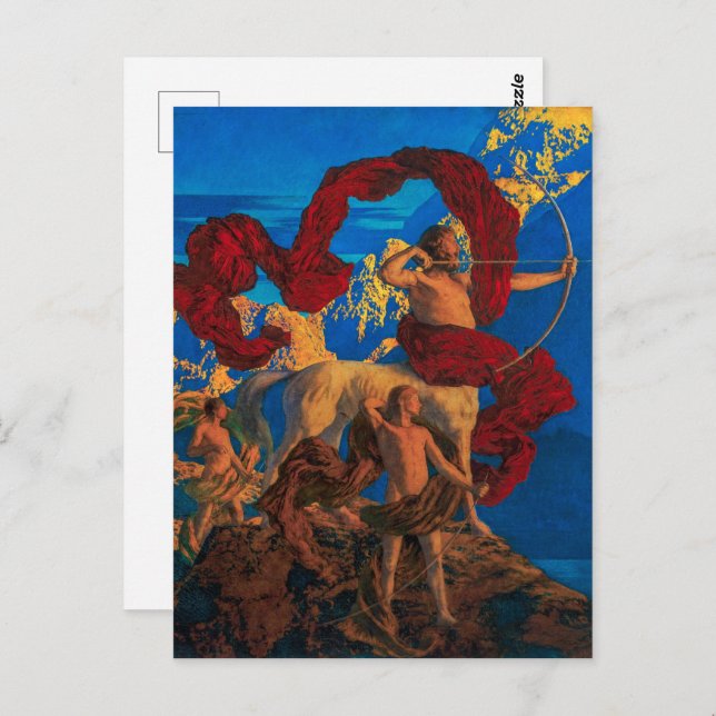 Jason and His Teacher | Maxfield Parrish | Postcard (Front/Back)