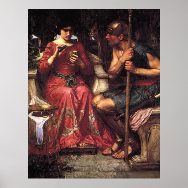 Jason and Medea by John William Waterhouse - 1907 Poster (Front)