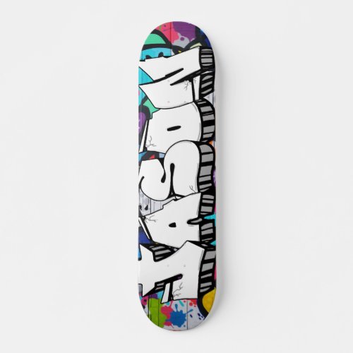 Jason Graffiti Custom Personalized Skateboard