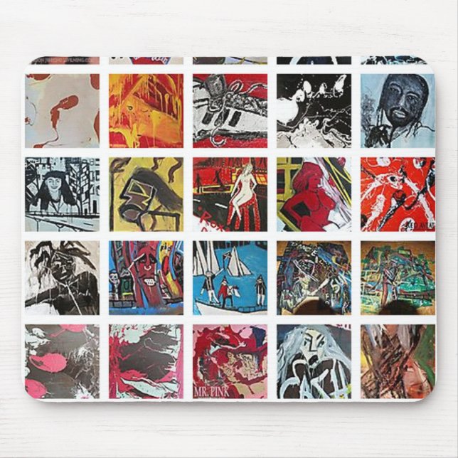 JASON JENKINS LIVE! ACRYLIC ON EVERYTHING MOUSE PAD (Front)