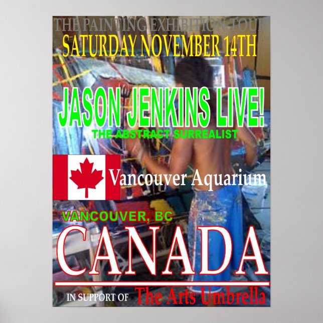 JASON JENKINS LIVE IN CANADA POSTER (Front)