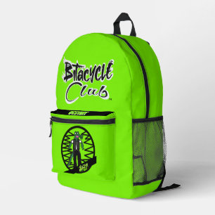 Jason Lime Printed Backpack