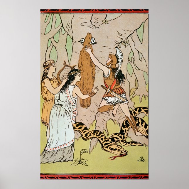 Jason seizing the Golden Fleece Poster (Front)