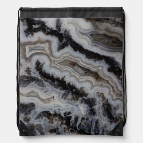 Jasper Agate Mixed Slab Drawstring Bag