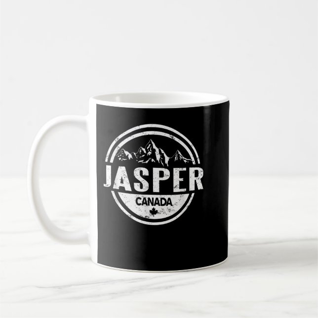 Jasper Alberta Canada Coffee Mug (Left)