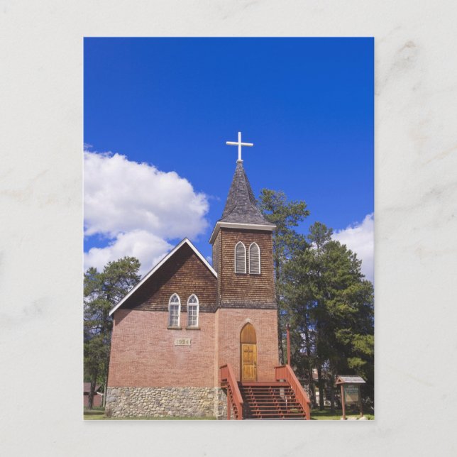 Jasper, Alberta. Postcard (Front)