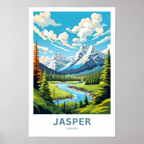 Jasper Canada Travel Print