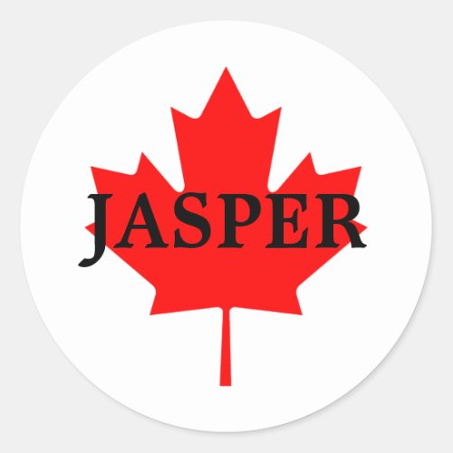 JASPER CLASSIC ROUND STICKER