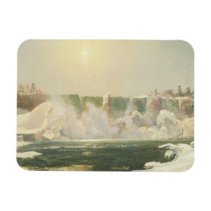 Jasper Francis Cropsey - Niagara Falls in Winter Magnet
