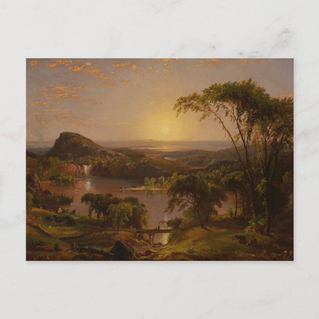 Jasper Francis Cropsey - Summer, Lake Ontario Postcard (Front)
