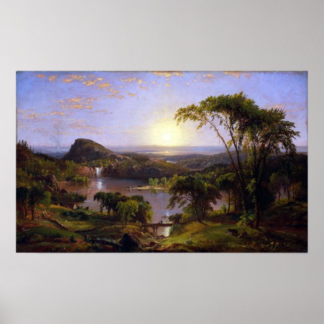 Jasper Francis Cropsey Summer, Lake Ontario Poster (Front)