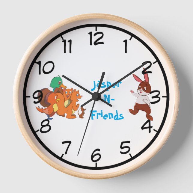 Jasper-n-Friends Clock (Front)